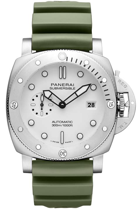 panerai submersible 44mm|panerai submersible quarantaquattro bianco.